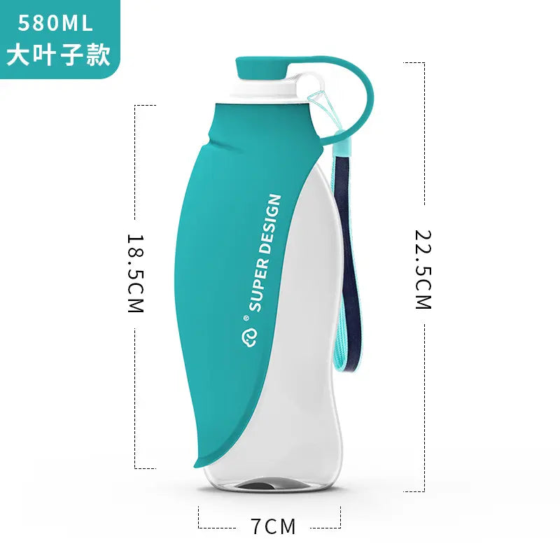 Portable Pet Water Bottle - Essential Travel Dispenser for Dogs and Cats
