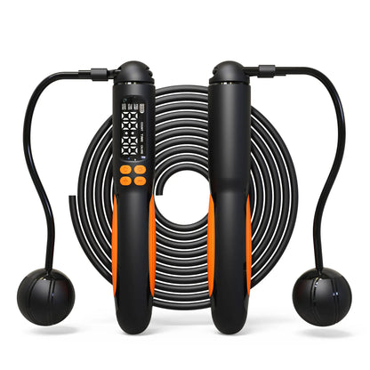 Elevate Your Workouts with the Smart Counting Jump Rope – Versatile 2-in-1 Cordless & Corded Design for Seamless Indoor and Outdoor Fitness!