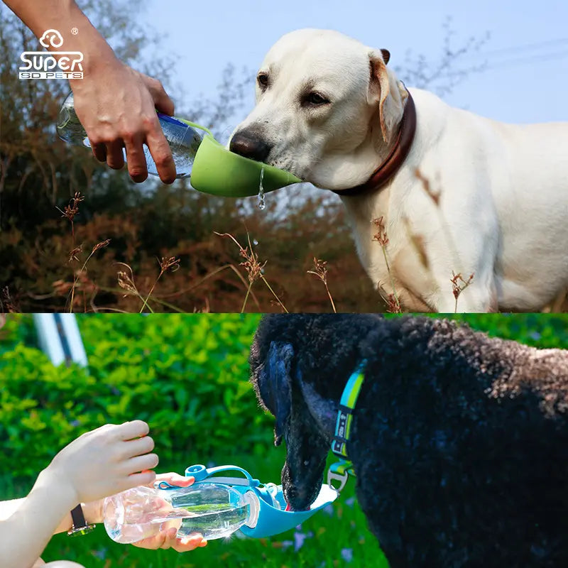 Portable Pet Water Bottle - Essential Travel Dispenser for Dogs and Cats