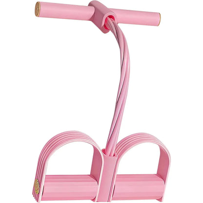 Elevate Your Workout with the $3.99 Adjustable 6 Tube Pedal Resistance Band - Perfect for Abdominal Crunches and Full-Body Toning at Home!