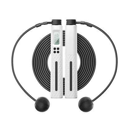 Elevate Your Workouts with the Smart Counting Jump Rope – Versatile 2-in-1 Cordless & Corded Design for Seamless Indoor and Outdoor Fitness!