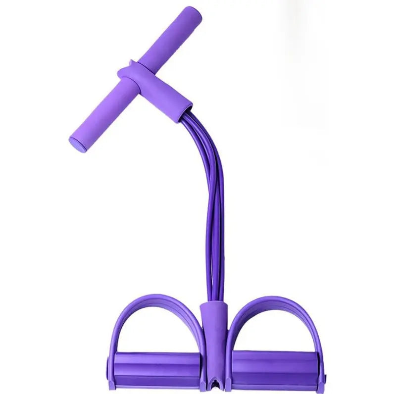 Elevate Your Workout with the $3.99 Adjustable 6 Tube Pedal Resistance Band - Perfect for Abdominal Crunches and Full-Body Toning at Home!