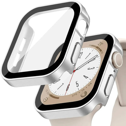 Ultimate Protection for Your Apple Watch: Premium Tempered Glass & PC Bumper Case for Series 11, 10, 9, 8, 7 - Perfect Fit for 46mm & 42mm Models