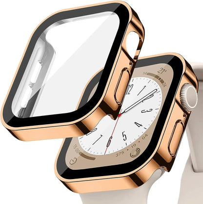 Ultimate Protection for Your Apple Watch: Premium Tempered Glass & PC Bumper Case for Series 11, 10, 9, 8, 7 - Perfect Fit for 46mm & 42mm Models