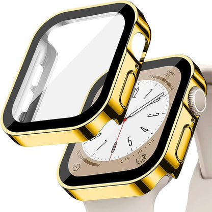 Ultimate Protection for Your Apple Watch: Premium Tempered Glass & PC Bumper Case for Series 11, 10, 9, 8, 7 - Perfect Fit for 46mm & 42mm Models