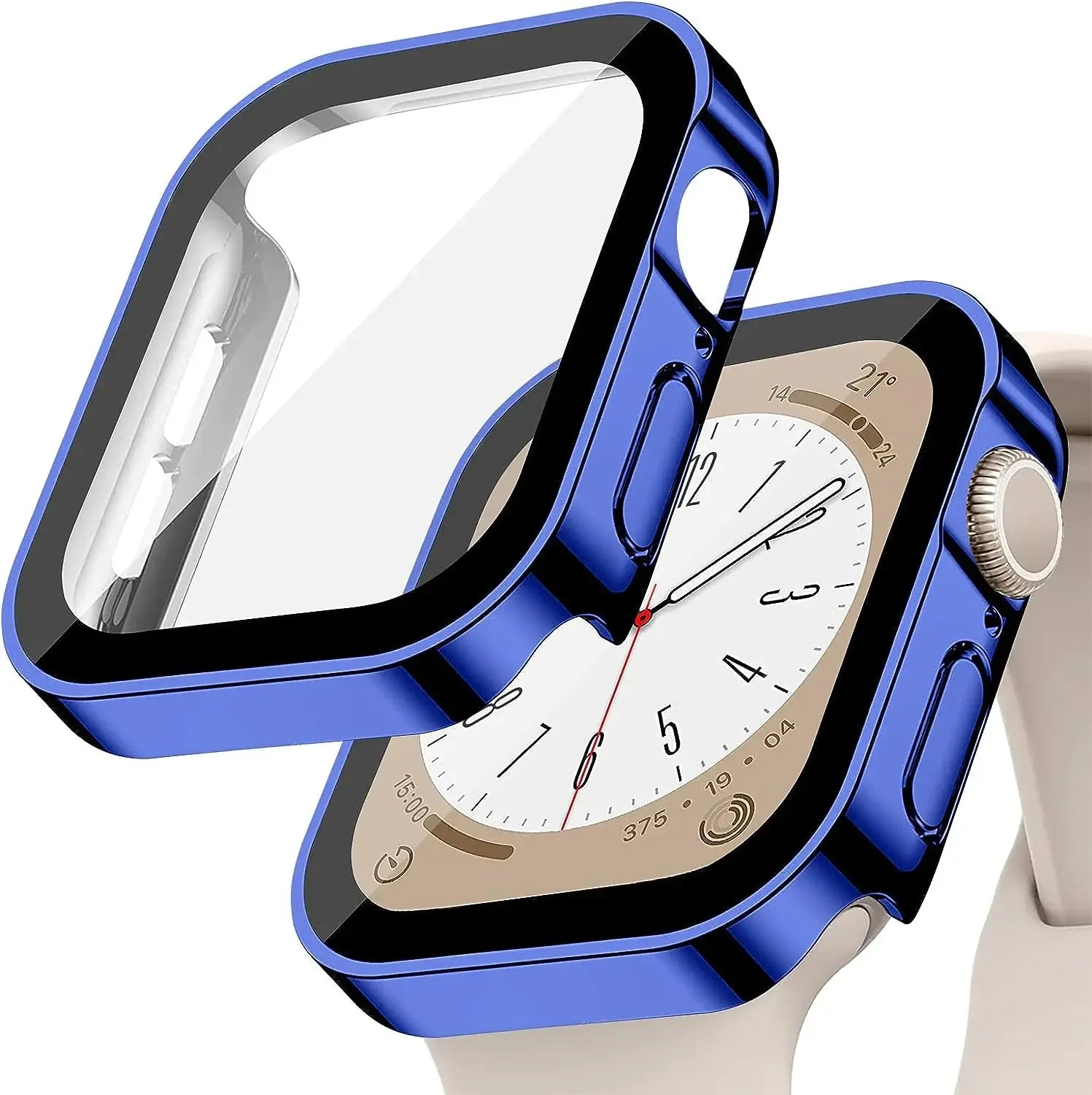Ultimate Protection for Your Apple Watch: Premium Tempered Glass & PC Bumper Case for Series 11, 10, 9, 8, 7 - Perfect Fit for 46mm & 42mm Models