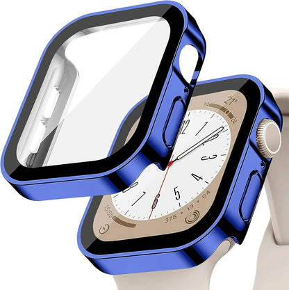 Ultimate Protection for Your Apple Watch: Premium Tempered Glass & PC Bumper Case for Series 11, 10, 9, 8, 7 - Perfect Fit for 46mm & 42mm Models