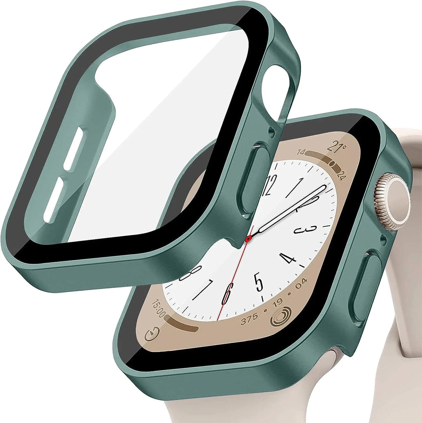 Ultimate Protection for Your Apple Watch: Premium Tempered Glass & PC Bumper Case for Series 11, 10, 9, 8, 7 - Perfect Fit for 46mm & 42mm Models