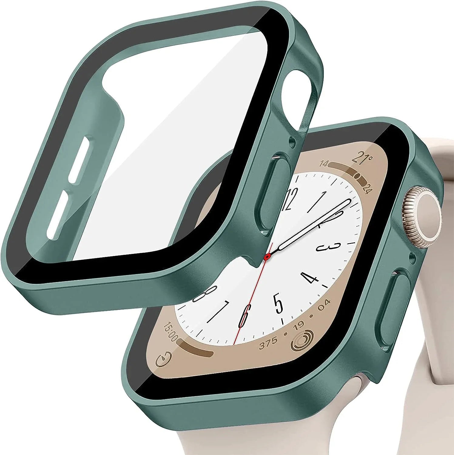 Ultimate Protection for Your Apple Watch: Premium Tempered Glass & PC Bumper Case for Series 11, 10, 9, 8, 7 - Perfect Fit for 46mm & 42mm Models