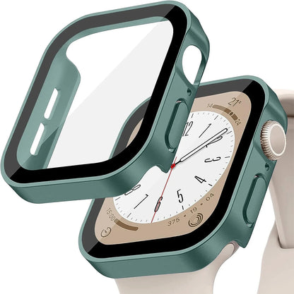 Ultimate Protection for Your Apple Watch: Premium Tempered Glass & PC Bumper Case for Series 11, 10, 9, 8, 7 - Perfect Fit for 46mm & 42mm Models