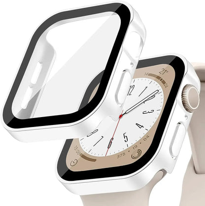 Ultimate Protection for Your Apple Watch: Premium Tempered Glass & PC Bumper Case for Series 11, 10, 9, 8, 7 - Perfect Fit for 46mm & 42mm Models