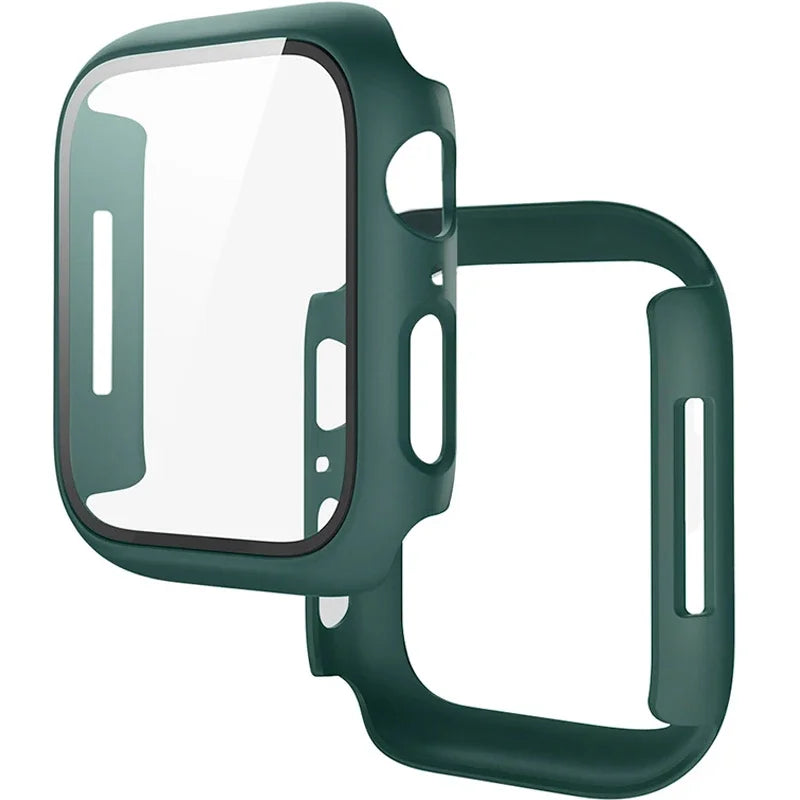 Ultimate Protection for Your Apple Watch: Premium Tempered Glass & PC Bumper Case for Series 11, 10, 9, 8, 7 - Perfect Fit for 46mm & 42mm Models