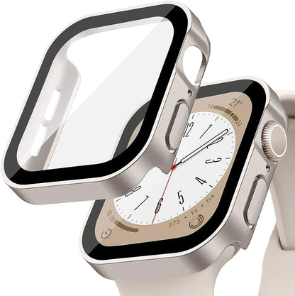 Ultimate Protection for Your Apple Watch: Premium Tempered Glass & PC Bumper Case for Series 11, 10, 9, 8, 7 - Perfect Fit for 46mm & 42mm Models
