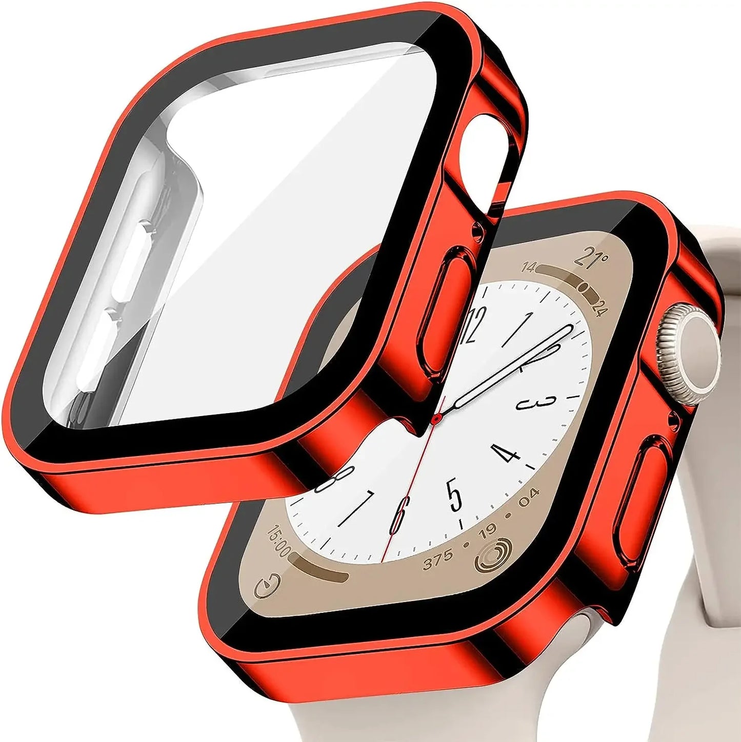 Ultimate Protection for Your Apple Watch: Premium Tempered Glass & PC Bumper Case for Series 11, 10, 9, 8, 7 - Perfect Fit for 46mm & 42mm Models