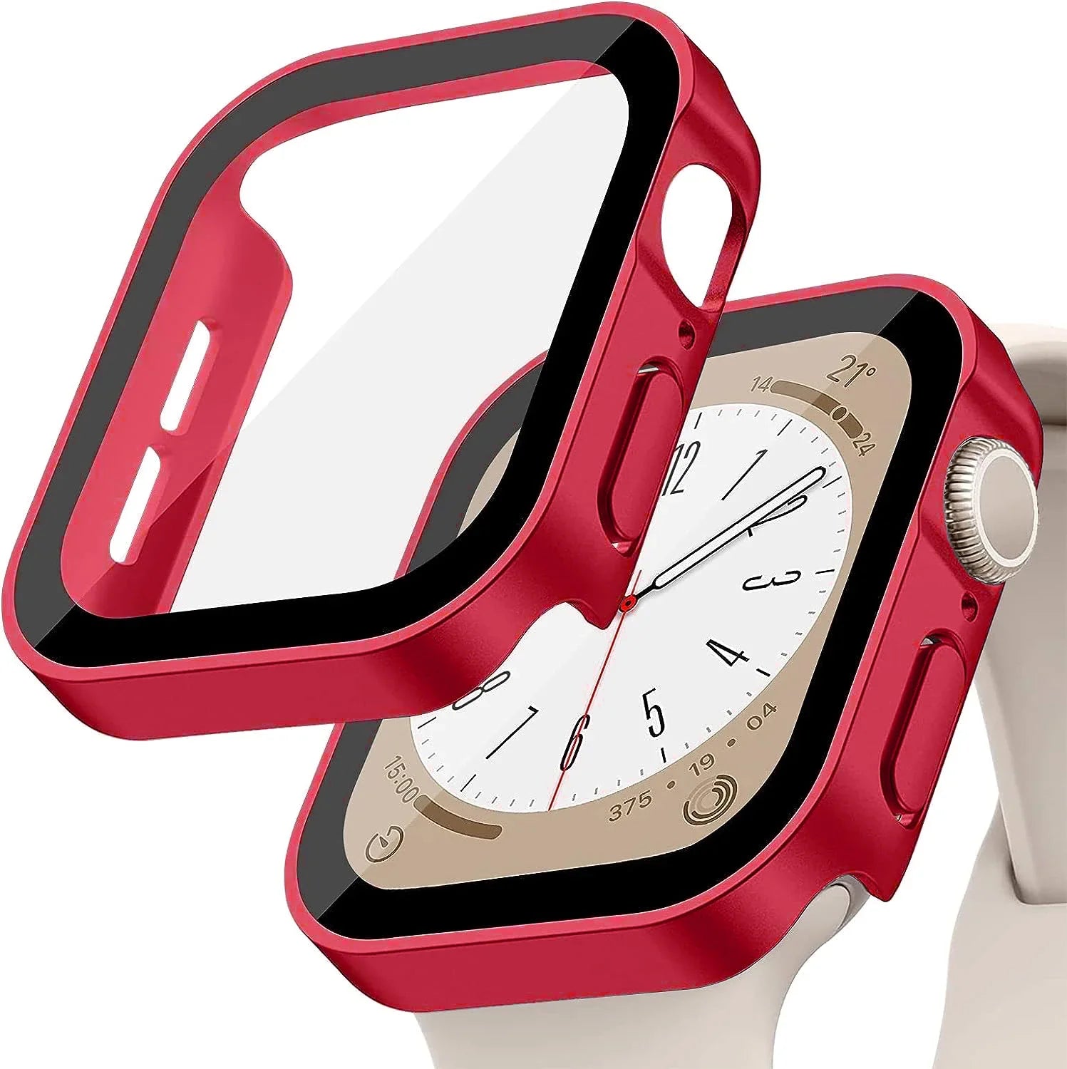 Ultimate Protection for Your Apple Watch: Premium Tempered Glass & PC Bumper Case for Series 11, 10, 9, 8, 7 - Perfect Fit for 46mm & 42mm Models