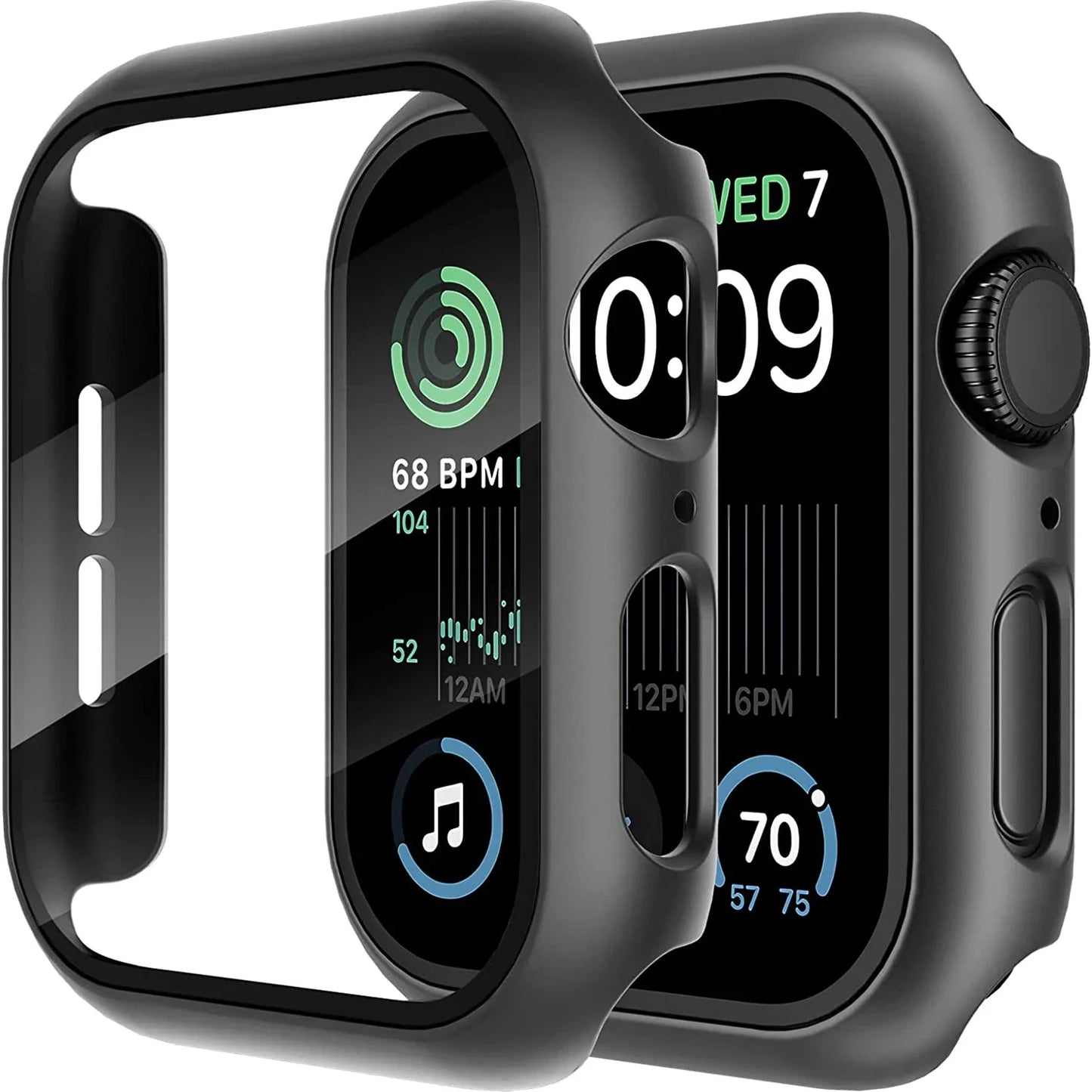 Ultimate Protection for Your Apple Watch: Premium Tempered Glass & PC Bumper Case for Series 11, 10, 9, 8, 7 - Perfect Fit for 46mm & 42mm Models