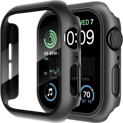 Ultimate Protection for Your Apple Watch: Premium Tempered Glass & PC Bumper Case for Series 11, 10, 9, 8, 7 - Perfect Fit for 46mm & 42mm Models