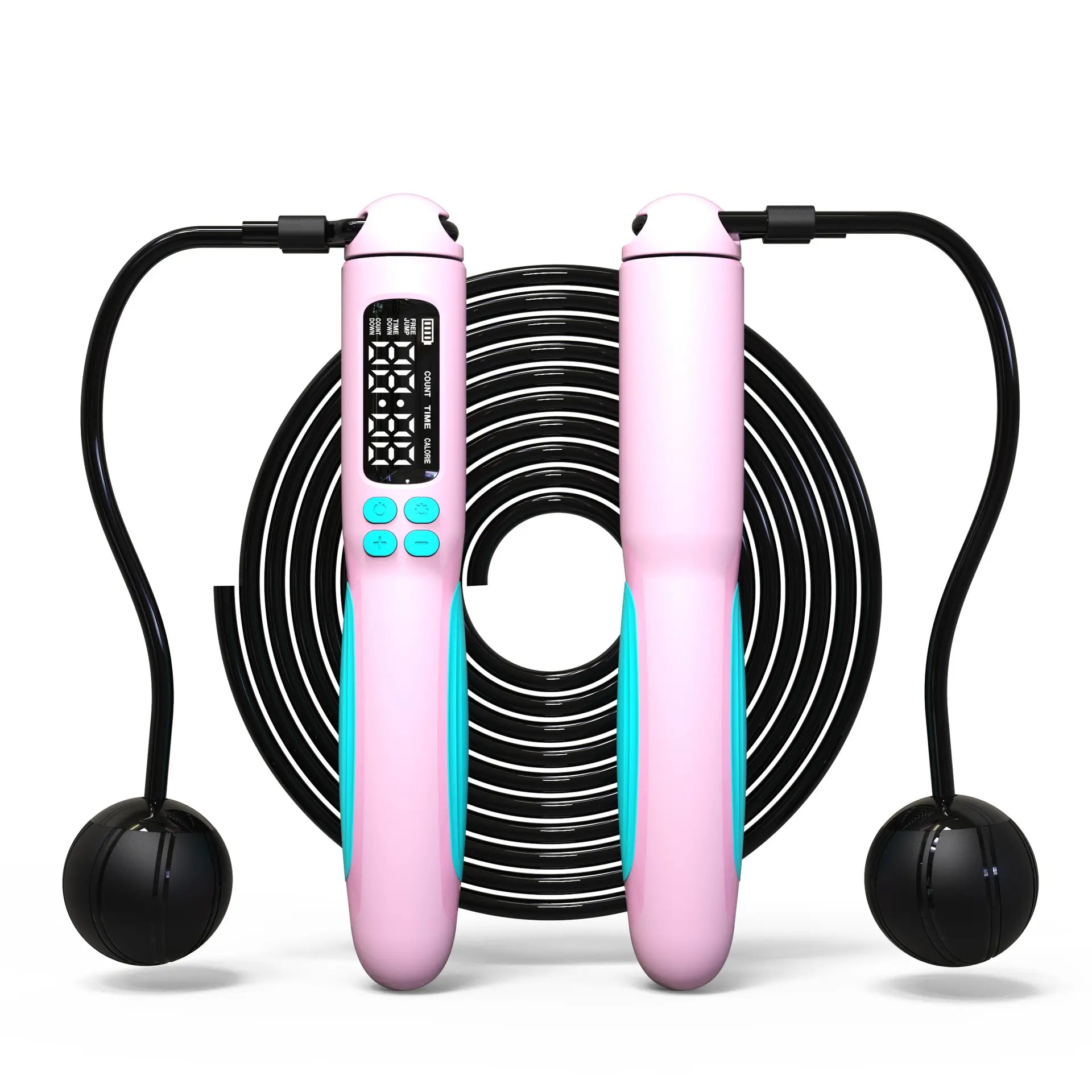 Elevate Your Workouts with the Smart Counting Jump Rope – Versatile 2-in-1 Cordless & Corded Design for Seamless Indoor and Outdoor Fitness!