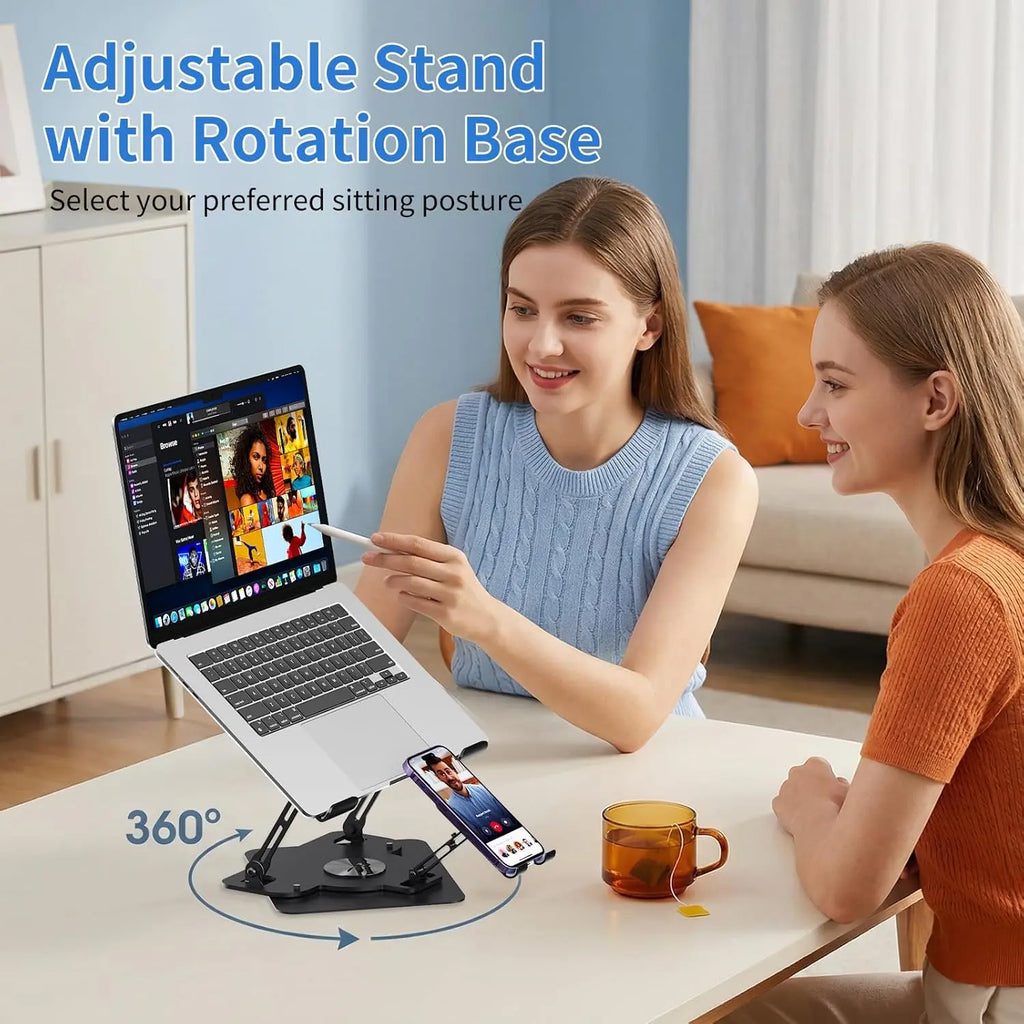 Revolutionary Laptop Stand with Thermoelectric Cooler – Fast 20W Cooling & Ergonomic Design for Ultimate Comfort
