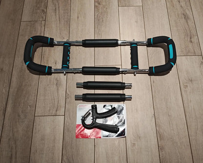 Unleash Your Strength: 30-120Lbs Adjustable Arm Twister with Free Hand Gripper - The Ultimate 2-In-1 Arm and Forearm Strengthening Set for Effective Home Workouts!