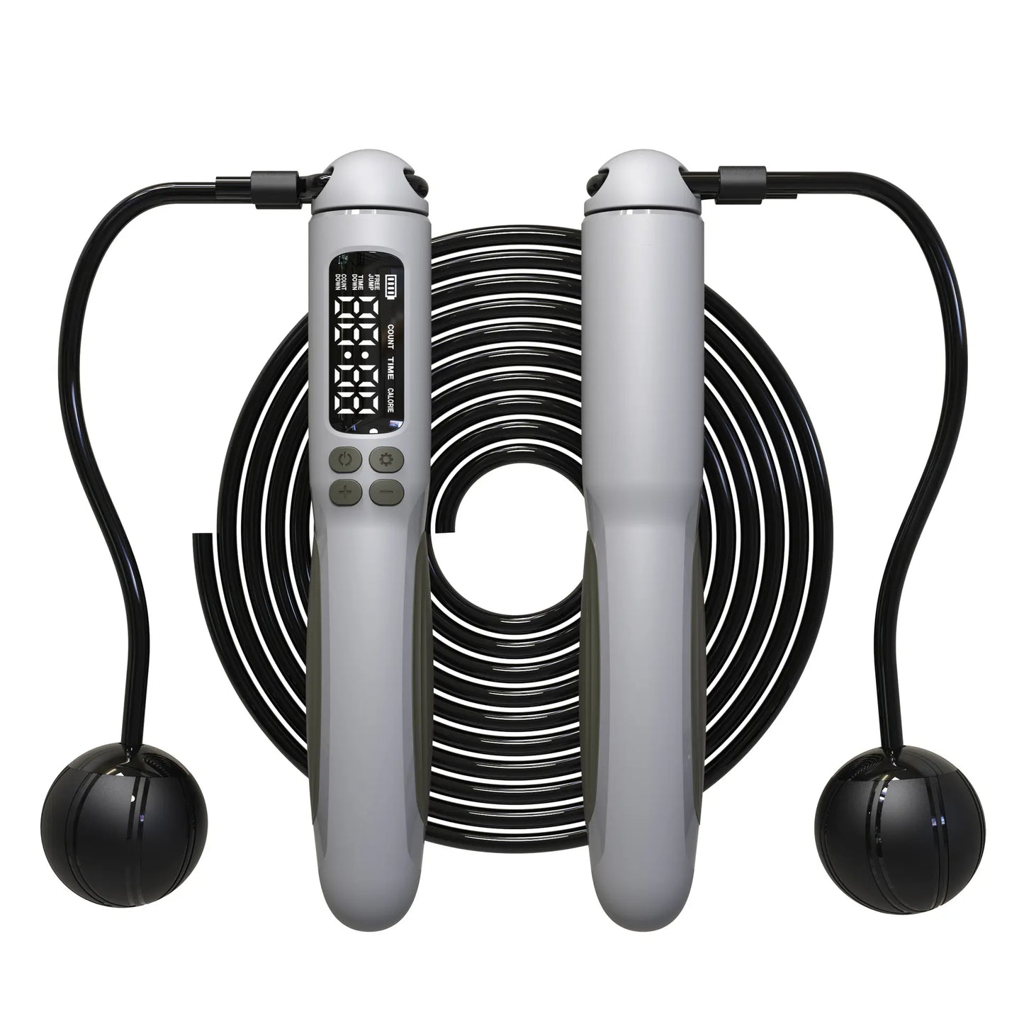 Elevate Your Workouts with the Smart Counting Jump Rope – Versatile 2-in-1 Cordless & Corded Design for Seamless Indoor and Outdoor Fitness!