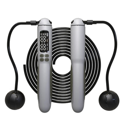 Elevate Your Workouts with the Smart Counting Jump Rope – Versatile 2-in-1 Cordless & Corded Design for Seamless Indoor and Outdoor Fitness!