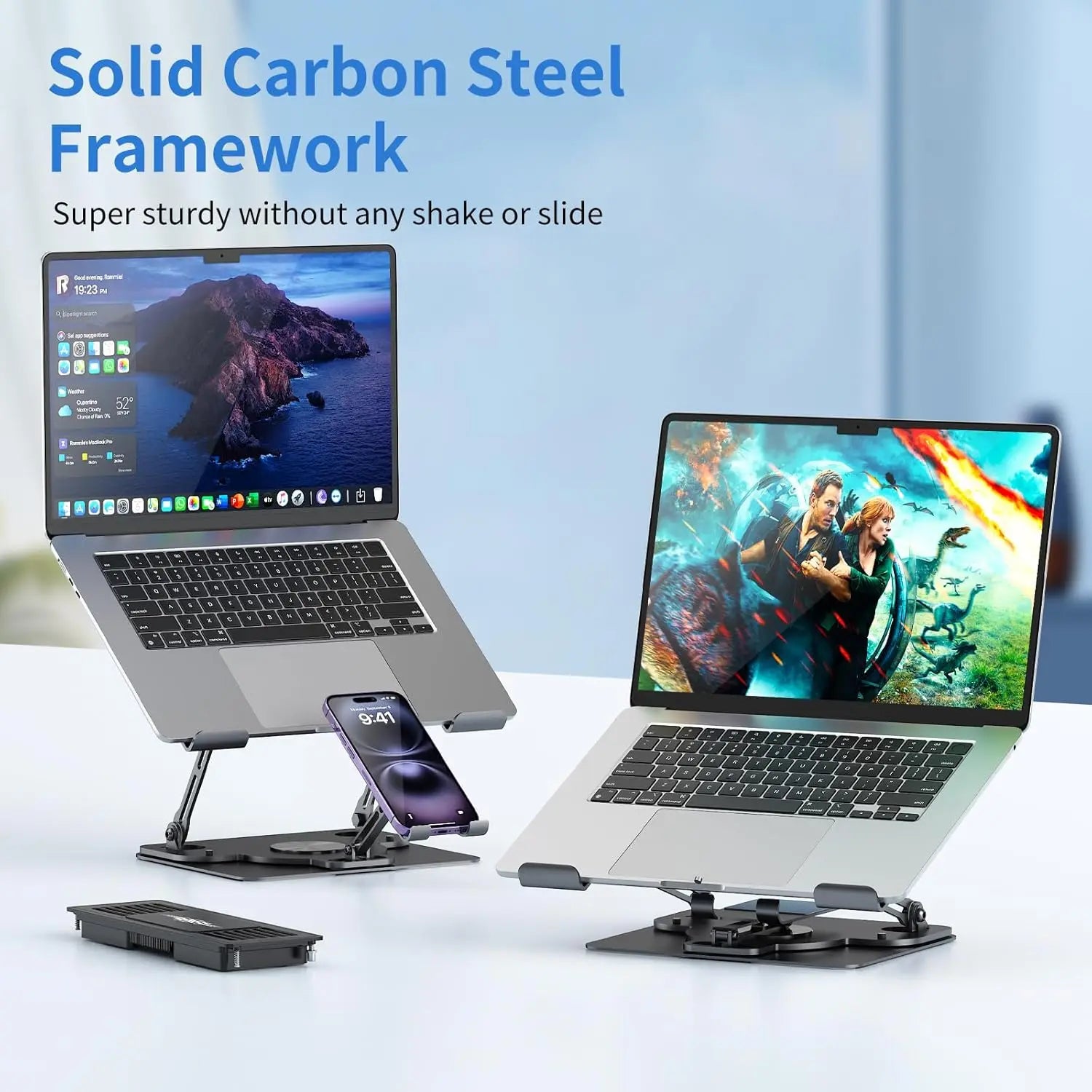 Revolutionary Laptop Stand with Thermoelectric Cooler – Fast 20W Cooling & Ergonomic Design for Ultimate Comfort